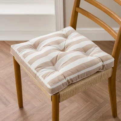 Dunelm Striped Square Seat Pad