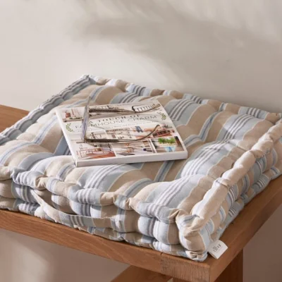 Dunelm Extra Large Oxford Stripe Box Seat Pad