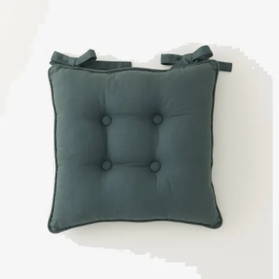 Dunelm Isabelle Seat Pad Bottle (Green)