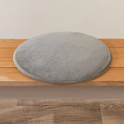 Dunelm Eliza Seat Pad Steeple Grey Grey