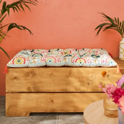 Dunelm Sophie Robinson Beldi Floral Bench Pad