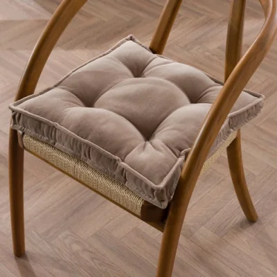 Dunelm Clara Velvet Gusset Seat Pad