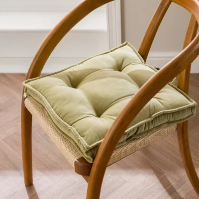 Dunelm Clara Velvet Gusset Seat Pad