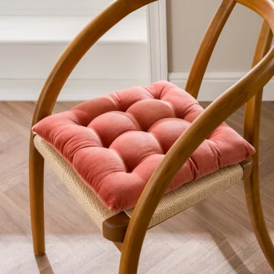 Dunelm Clara Velvet Seat Pad