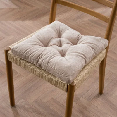 Dunelm Chenille Square Seat Pad