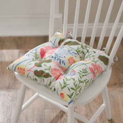 Dunelm Floral Print Seat Pad