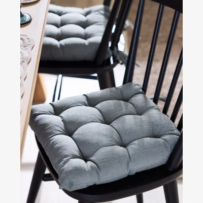 Dibor Alassio Blue Seat Pad with Ties