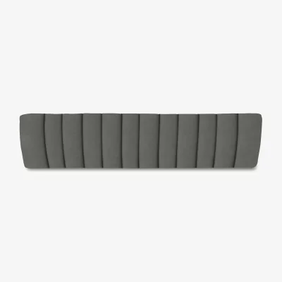 Furniture Village Bodahl - Njord Faux Leather Dining Bench Pad - 160-cm - Grey