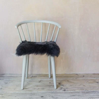 Graham & Green Steel Sheepskin Seat Pad