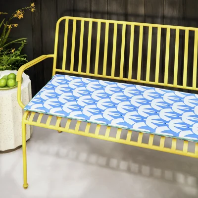 Habitat Habitat x Scion Pajaro Garden Bench Cushion - Blue