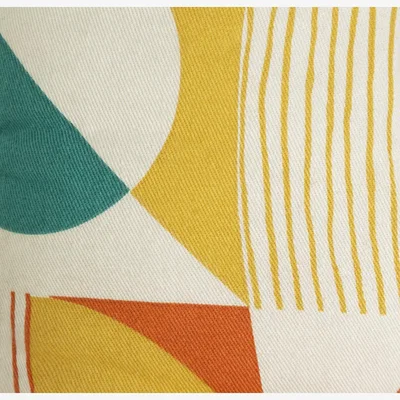 Habitat Habitat Geo Pack of 2 Seat Cushions - Multicoloured