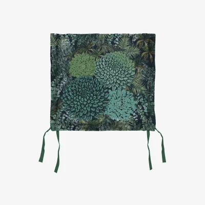 Homebase Dark Green Foliage Outdoor Garden Seat Pads - Pack of 2