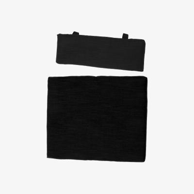 Nordic Nest Stockamöllan Muskö seat cushion and neck pillow Black