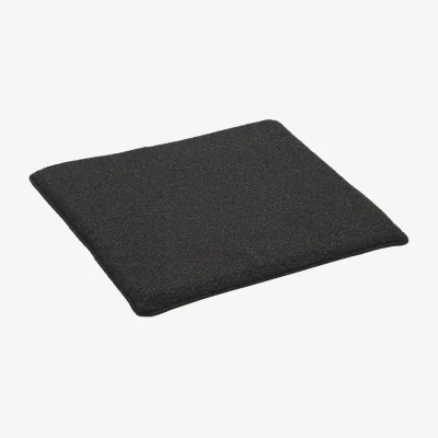 Nordic Nest Brafab Frisk seat cushion Teddy black 48x53 cm