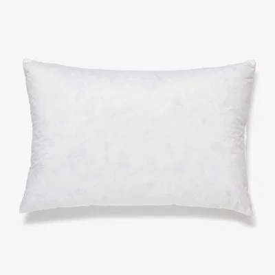 OKA OKA, Duck Feather-Filled Cushion Pad 60x35cm - White, Cushion Pad