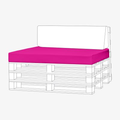 The Range Water Resistant Garden Euro Pallet Seat Pads Outdoor Pallet Cushions - Cerise