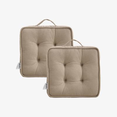 The Range Outdoor or Indoor Set of 2 Seat Cushions - Natural