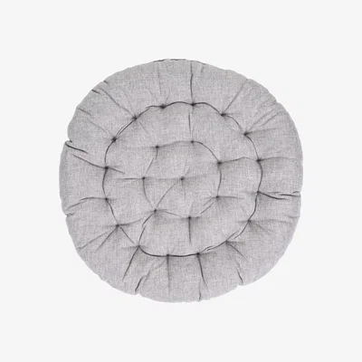 The Range Round Seat Pad - Grey