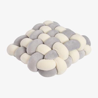 The Range Soft Woven Seat Cushion - Cream and Grey