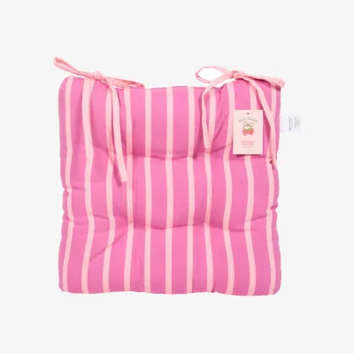 The Range Stripe Design Seat Pad - Pink