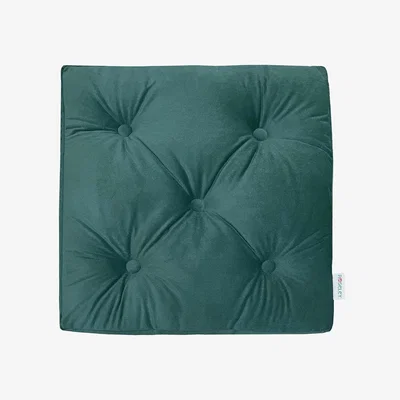 The Range Suede Velvet Booster - Dark Green