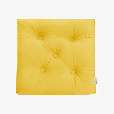 The Range Suede Velvet Booster - Mustard