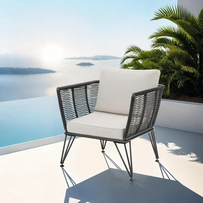 The Range Garden Chair Sundo - Thick Seat Cushions, Removable Cushion Covers - Anthracite / 2