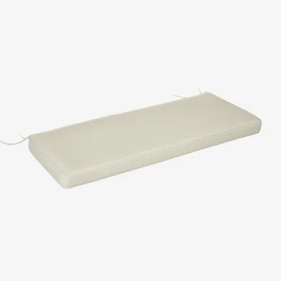 The Range Garden Bench Cushion Loveseat Seat Pad for 2 Seaters - Cream White
