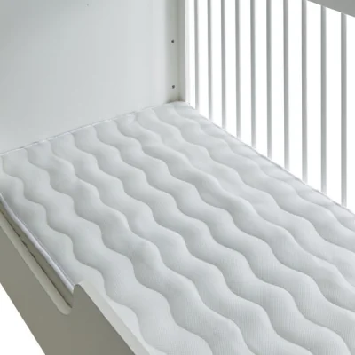 Dunelm Max Air Cotbed Mattress Enhancer White