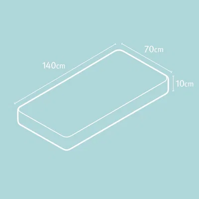 Habitat Silentnight Safe Night Twinkle 70 x140cm  Cot Bed Mattress