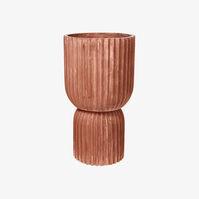Amara Broste Copenhagen - Fiber Flowerpot - Terracotta