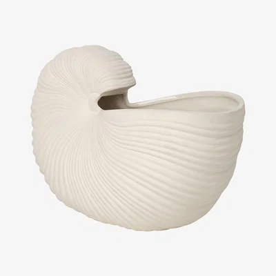 Amara ferm LIVING - Shell Pot - Off-White