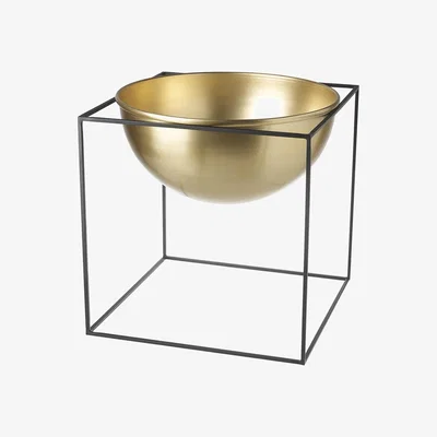 Amara Parlane - Hugo Planter with Stand - Gold/Black - Large