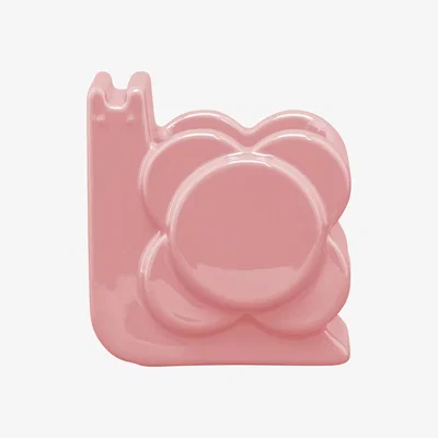 Amara Orla Kiely - Snail Shaped Planter - Bubblegum