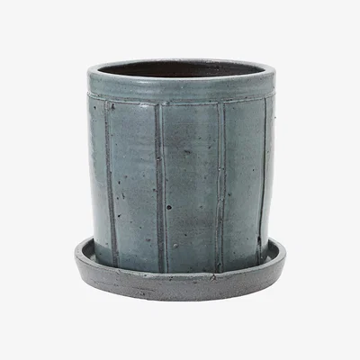 Amara House Doctor - Julian Planter With Tray - Green