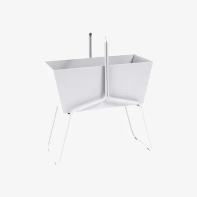 Amara Fermob - Basket High Planter - Cotton White