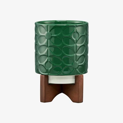 Amara Orla Kiely - Sixties Stem Ceramic Pot - Jade