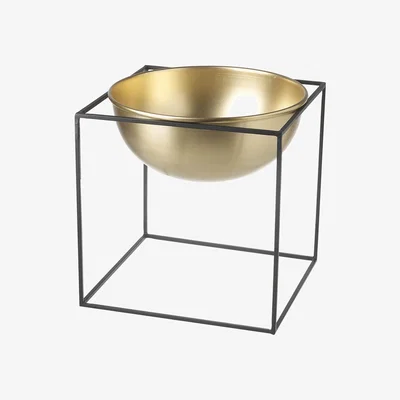 Amara Parlane - Hugo Planter with Stand - Gold/Black - Small