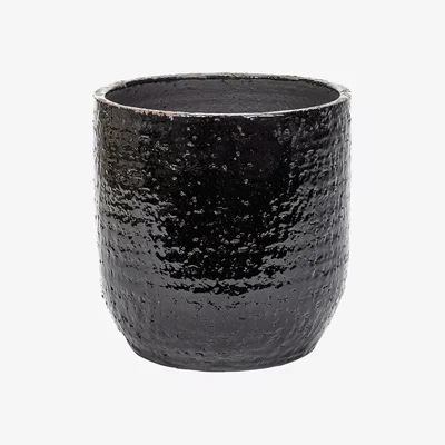 Amara Serax Regular Border Pot - Black Brown