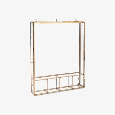 Amara Nkuku - Kiko Landscape Photo Box - Large - Antique Brass