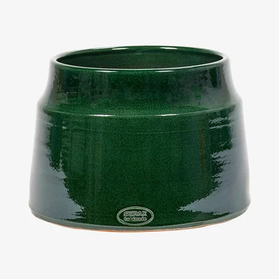 Amara Serax - Glazed Shades Flower Pot - Dark Green - Small