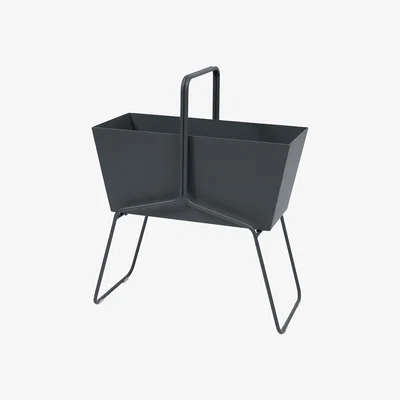Amara Fermob - Basket High Planter - Anthracite