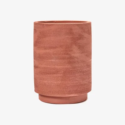 Amara Serax - Cylinder Plant Pot - Red - Large