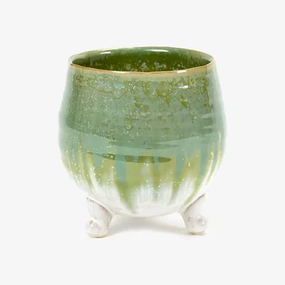 Amara Bain Blanche Tripod Pot - Large