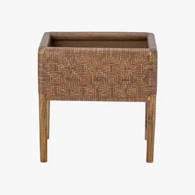 Amara Bloomingville - Florry Leather Planter Box - 44x30cm