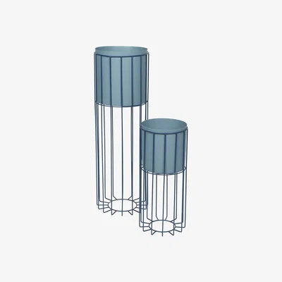 Amara Broste Copenhagen - Fenja Pot with Stand - Set of 2 - Tradewinds