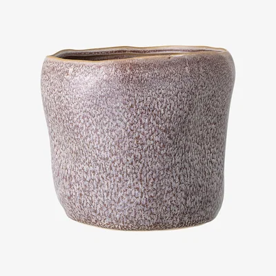 Amara Bloomingville - Stoneware Textured Flowerpot - Purple