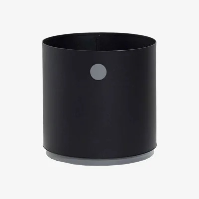 Barker and Stonehouse Cane Line Grow Small Planter, Black | Barker & Stonehouse
