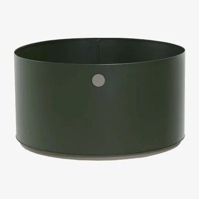Barker and Stonehouse Cane Line Grow Large Planter, Black | Barker & Stonehouse