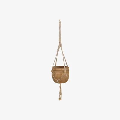 Barker and Stonehouse Wood Hanging Planter